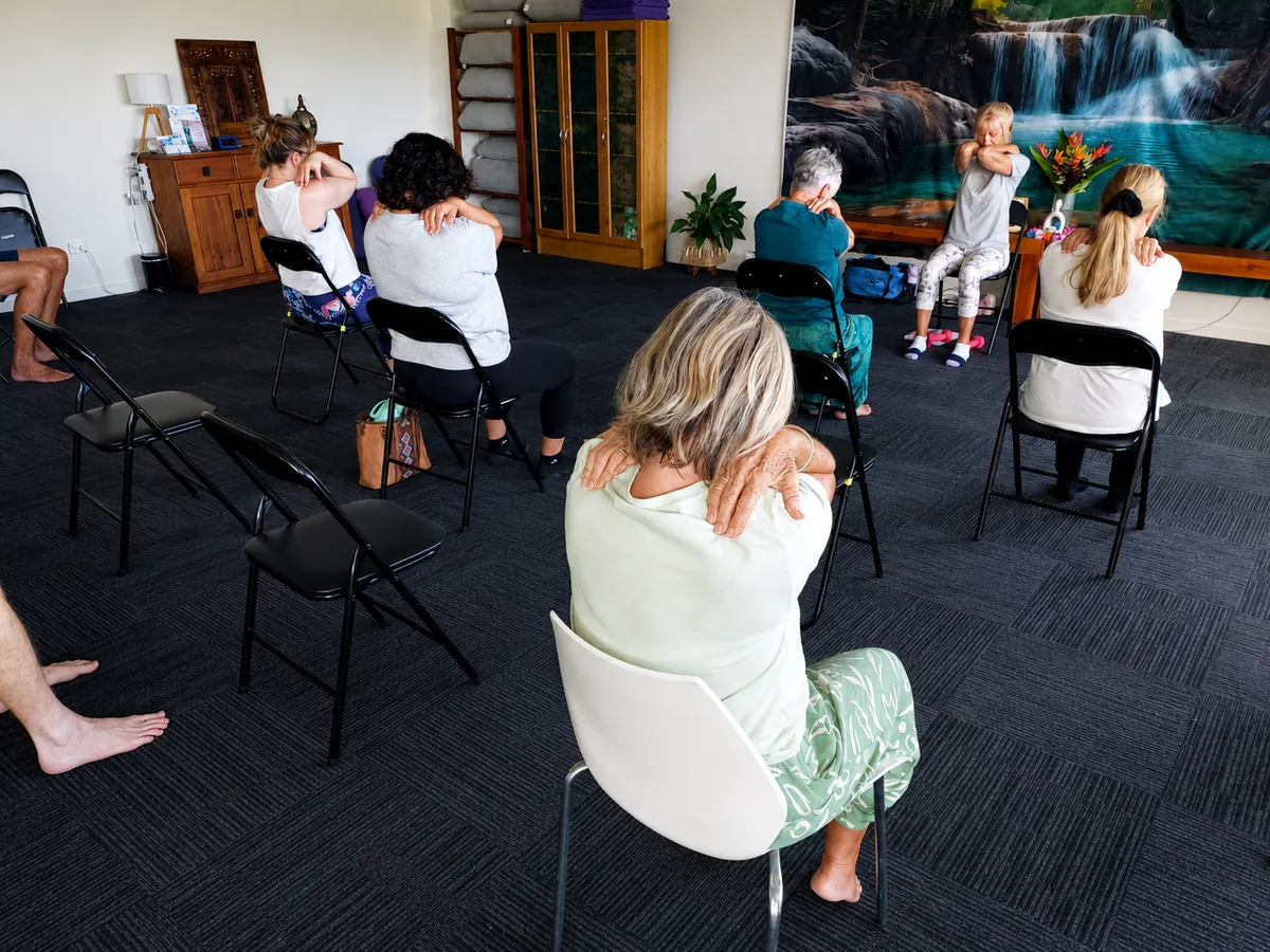 Pilates class detail at Health Hub Tweed Coast.
